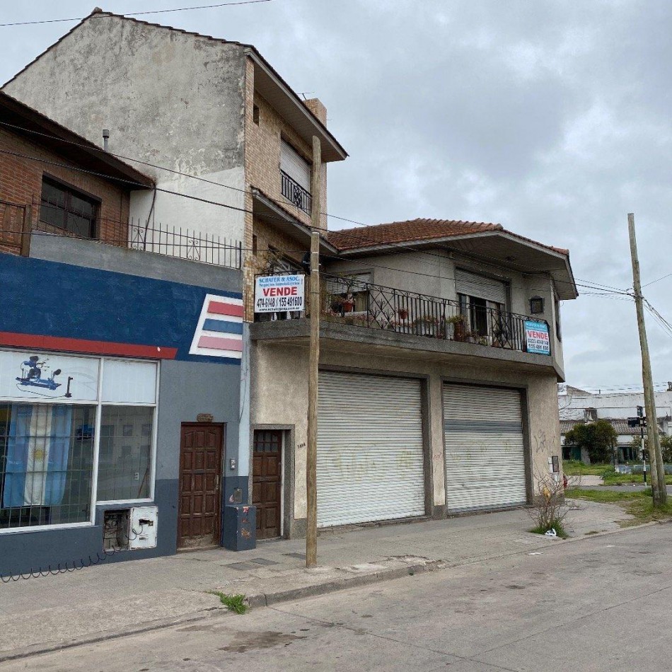 LOCALES c/deposito mas VIVIENDA de 4 ambientes. Ideal inversion!!!