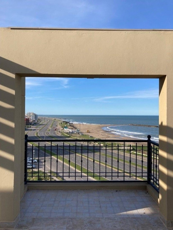 SEMIPISO 2 Ambientes frente al mar c/LAUNDRY, SOLARIUM y QUINCHO. CONSULTE POR COCHERA!