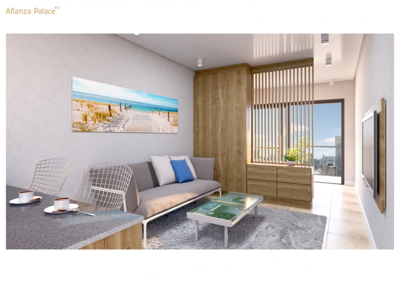DEPARTAMENTO de 1 Ambiente c/BALCON y PARRILLA. VARIAS UNIDADES. Residencias en Pozo! AFIANZA PALACE
