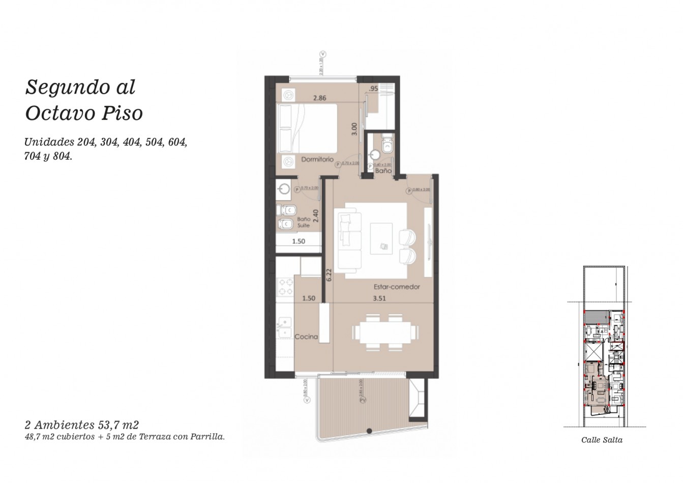 DEPARTAMENTOS de 2 ambientes c/TERRAZA y PARRILLA. Residencias en Pozo! AFIANZA PALACE