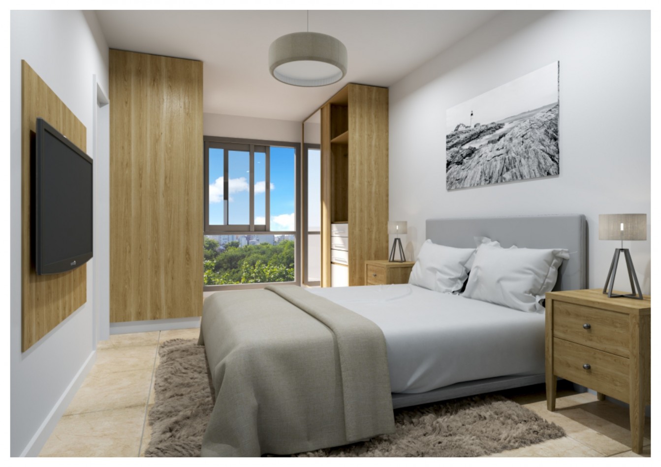SEMIPISOS 2 ambientes en SUITE c/BALCON TERRAZA. Residencias en Pozo! AFIANZA PLAZA