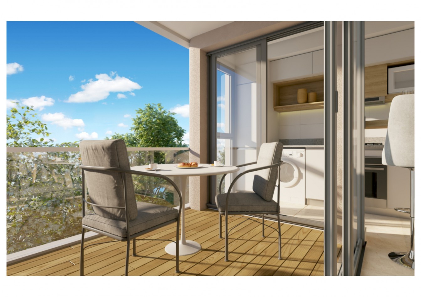 SEMIPISOS 2 ambientes en SUITE c/BALCON TERRAZA. Residencias en Pozo! AFIANZA PLAZA